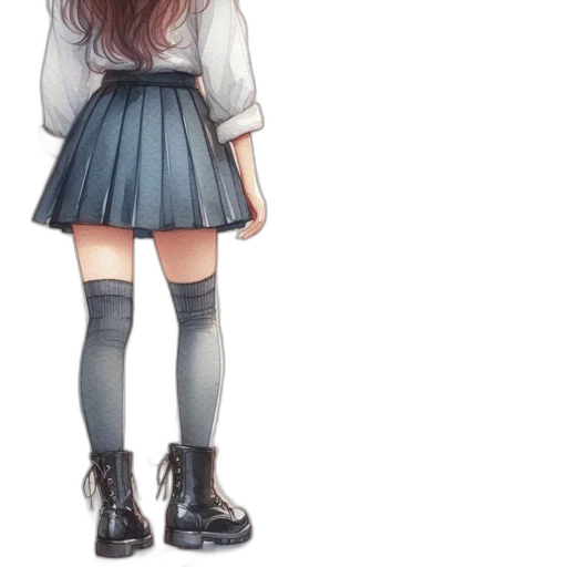 dress, jacket, staff, robot transparent PNG cut-out