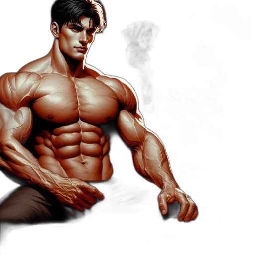 photorealistic, concept art, comic book art, 3d render transparent PNG cut-out