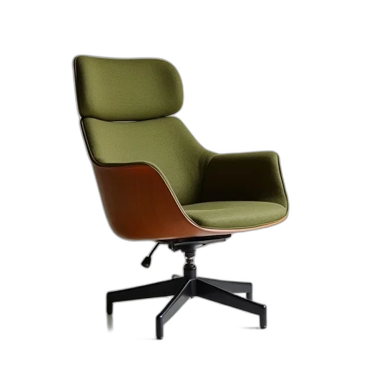 furniture, 3d render, green, earth tones transparent PNG cut-out