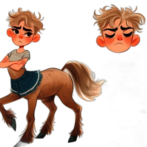 concept art, cartoon, fantasy art, watercolor transparent PNG cut-out