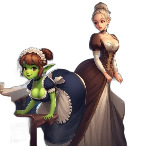staff, dress, concept art, fantasy art transparent PNG cut-out