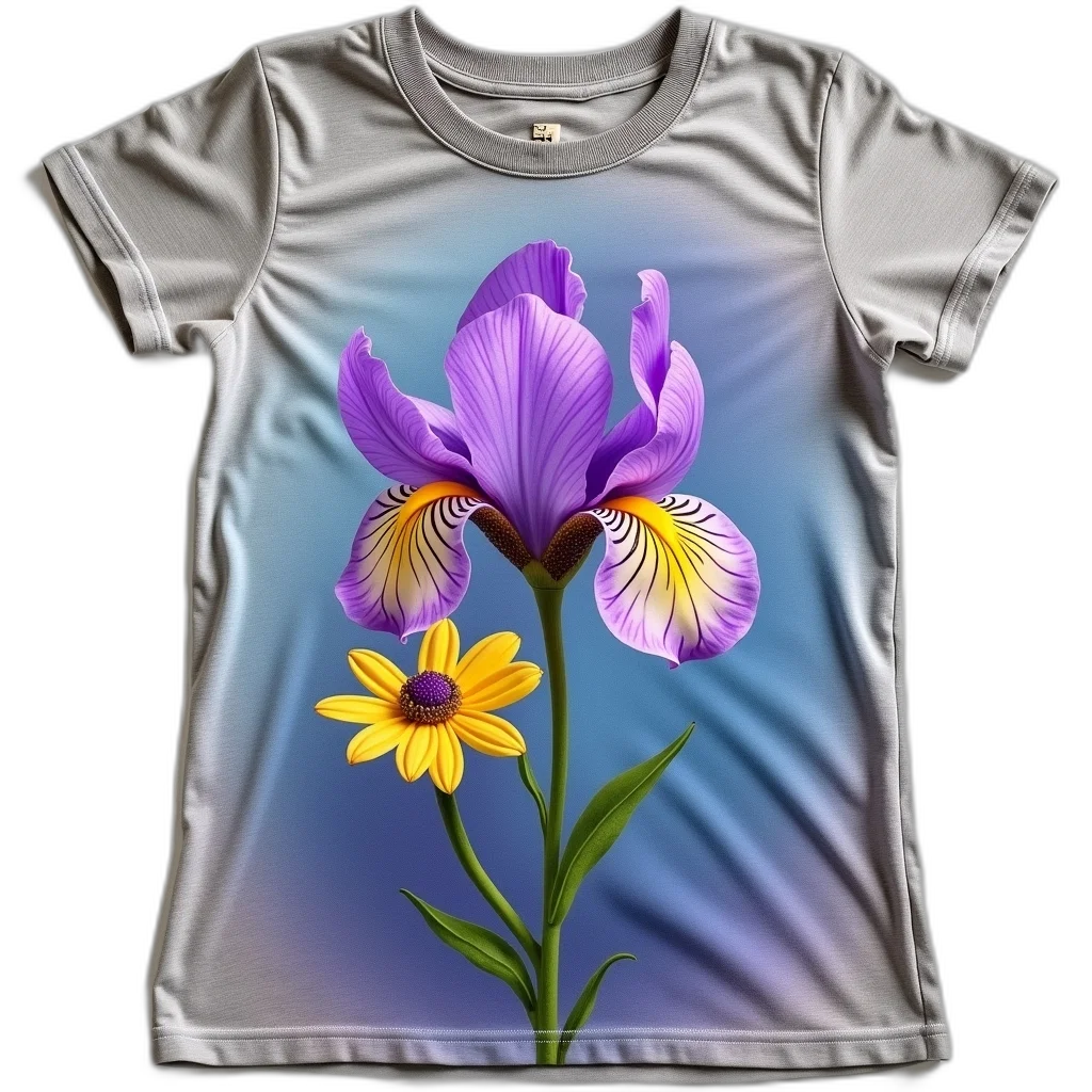 flower, dress, 3d render, photorealistic transparent PNG cut-out