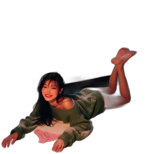 creature, hair, shoes, weapon transparent PNG cut-out