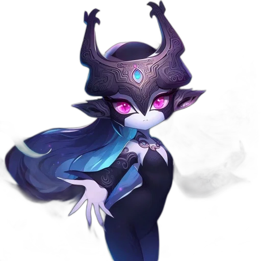 staff, mask, creature, crown transparent PNG cut-out