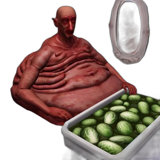 food, creature, robot, face transparent PNG cut-out