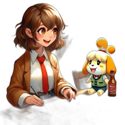 staff, jacket, food, animal transparent PNG cut-out