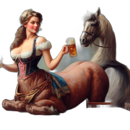 bottle, crown, fantasy art, oil painting transparent PNG cut-out