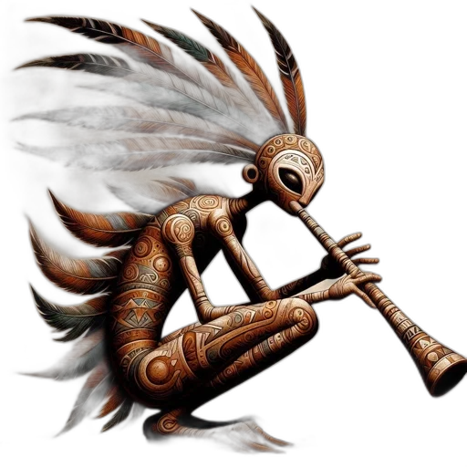 staff, weapon, creature, mask transparent PNG cut-out