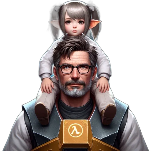 staff, face, robot, weapon transparent PNG cut-out