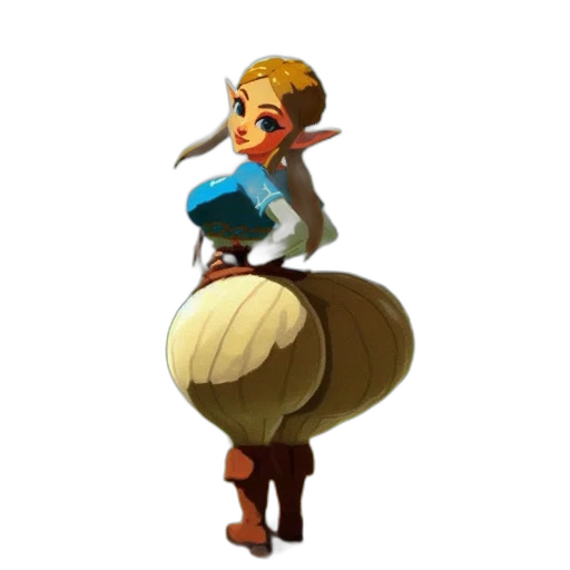 dress, staff, concept art, 3d render transparent PNG cut-out