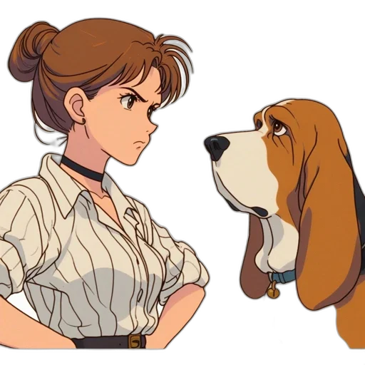 animal, staff, cartoon, anime transparent PNG cut-out