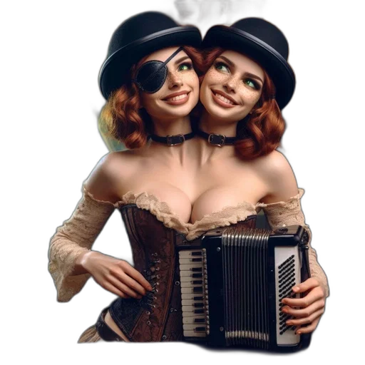 hat, dress, photorealistic, concept art transparent PNG cut-out