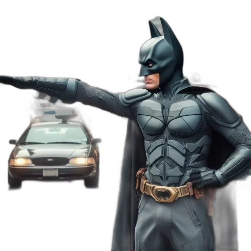 car, comic book art, concept art, photorealistic transparent PNG cut-out