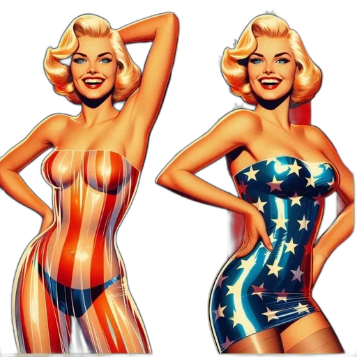dress, comic book art, cartoon, concept art transparent PNG cut-out