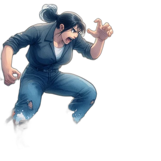 concept art, comic book art, cartoon, 3d render transparent PNG cut-out