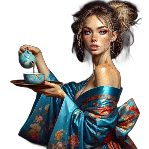 dress, jewelry, food, staff transparent PNG cut-out