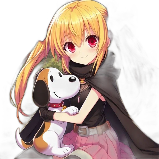 staff, animal, anime, pixel art transparent PNG cut-out