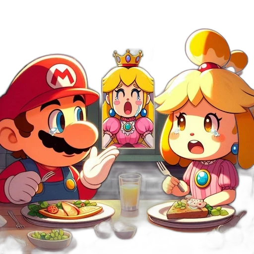 food, crown, concept art, pixel art transparent PNG cut-out