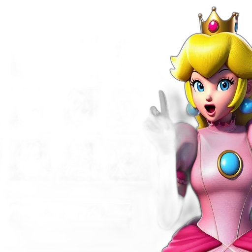 crown, dress, 3d render, concept art transparent PNG cut-out