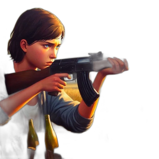 weapon, concept art, photorealistic, comic book art transparent PNG cut-out