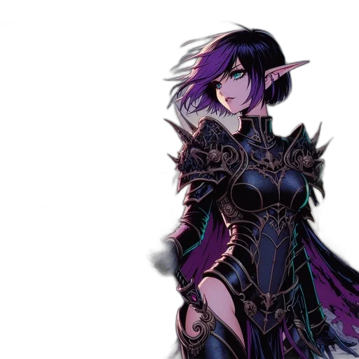 fantasy art, concept art, pixel art, anime transparent PNG cut-out