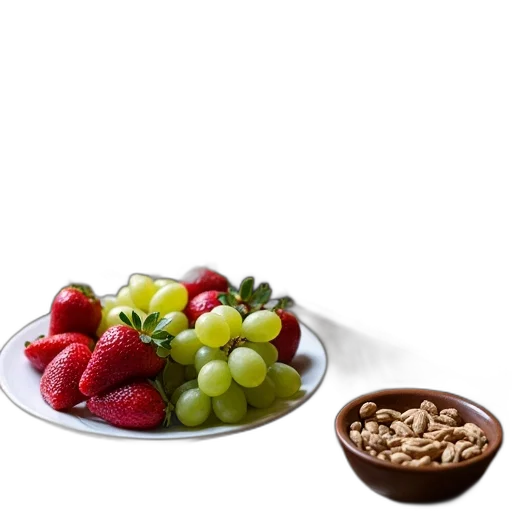 food, crown, 3d render, photorealistic transparent PNG cut-out