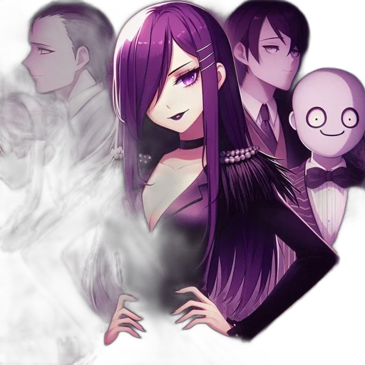 mask, anime, concept art, fantasy art transparent PNG cut-out