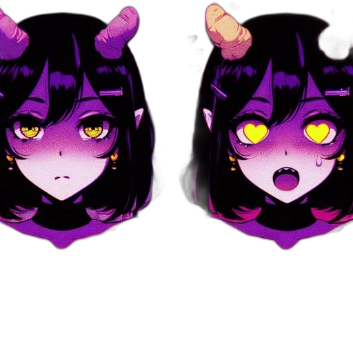 mask, creature, face, pixel art transparent PNG cut-out