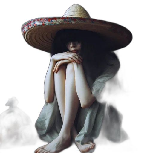 hat, mask, dress, umbrella transparent PNG cut-out