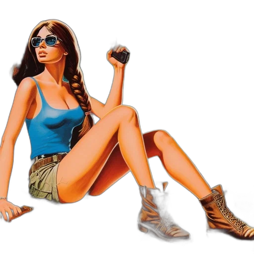 shoes, comic book art, concept art, cartoon transparent PNG cut-out