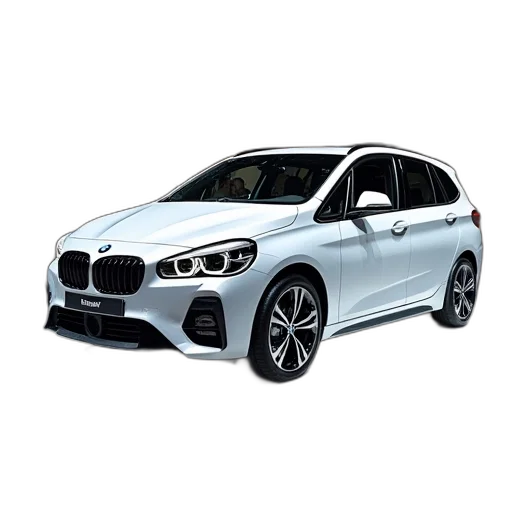 car, photorealistic, 3d render, bmw transparent PNG cut-out