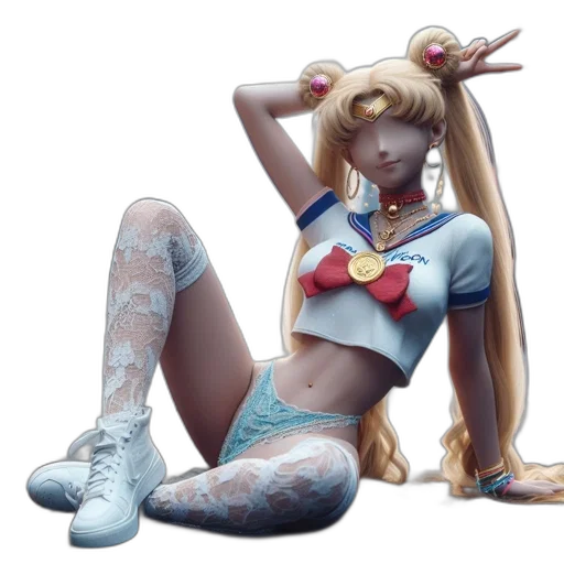 concept art, anime, fantasy art, pixel art transparent PNG cut-out