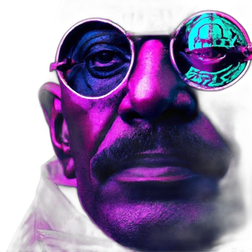 face, mask, vaporwave, concept art transparent PNG cut-out