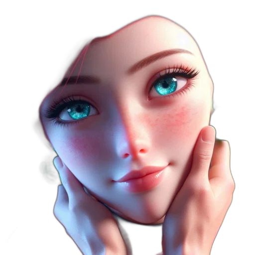 face, robot, mask, creature transparent PNG cut-out