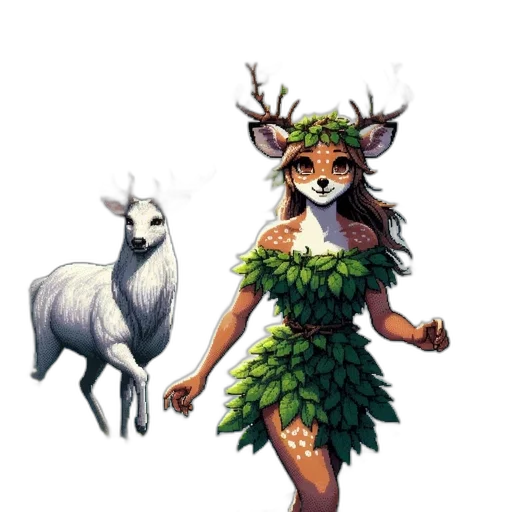 dress, animal, creature, concept art transparent PNG cut-out