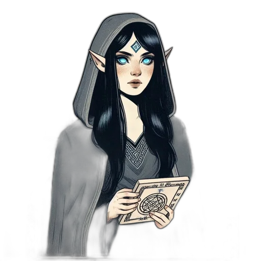 staff, face, mask, fantasy art transparent PNG cut-out