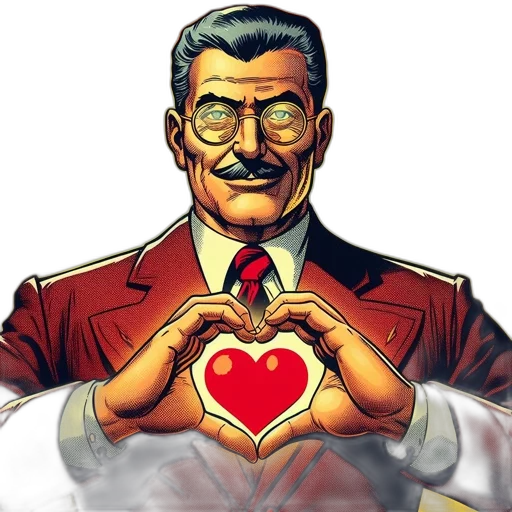 comic book art, cartoon, concept art, older transparent PNG cut-out