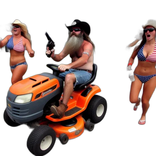concept art, 3d render, man, orange transparent PNG cut-out