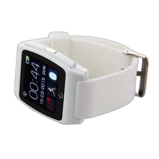 jewelry, white, smartwatch, digital transparent PNG cut-out