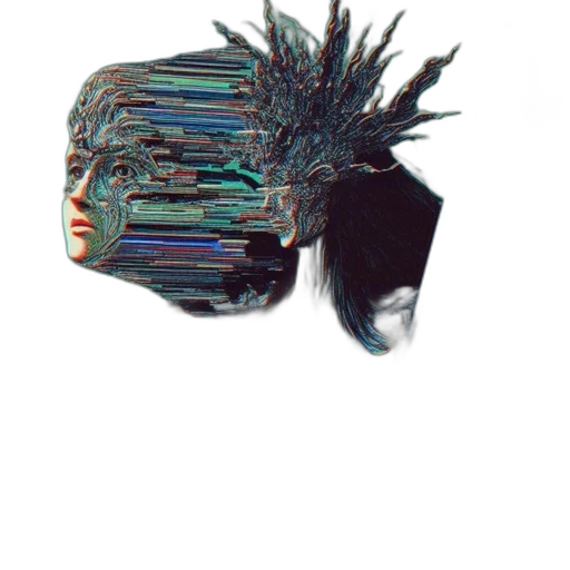 mask, crown, hair, jewelry transparent PNG cut-out
