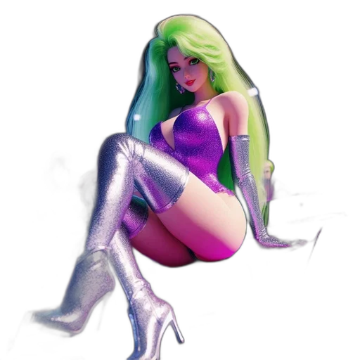 dress, robot, concept art, fantasy art transparent PNG cut-out