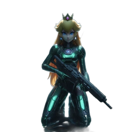 weapon, robot, crown, staff transparent PNG cut-out
