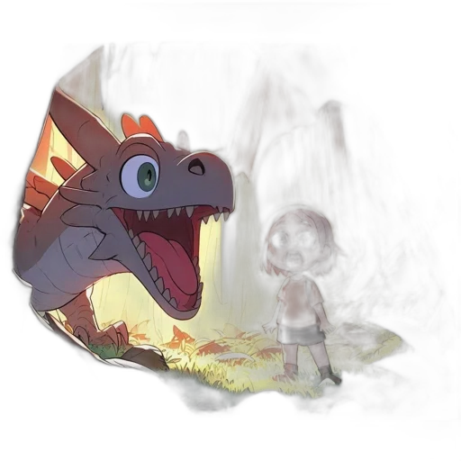 dragon, creature, animal, weapon transparent PNG cut-out