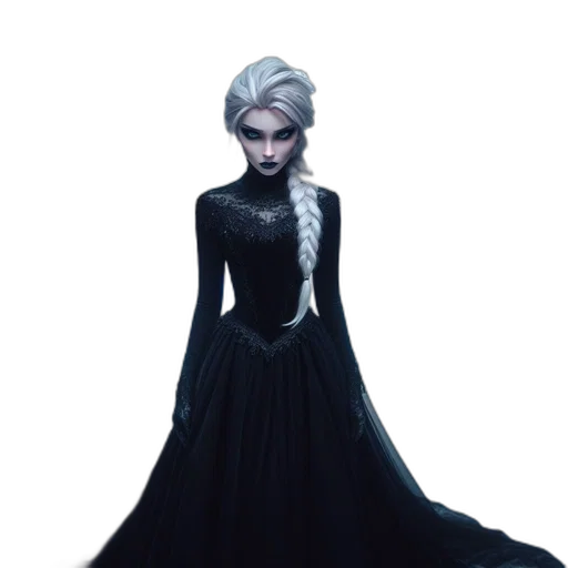 dress, crown, jewelry, concept art transparent PNG cut-out