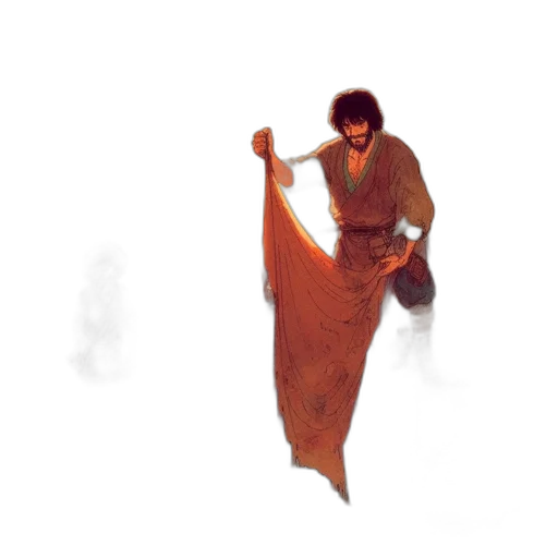dress, staff, sword, umbrella transparent PNG cut-out