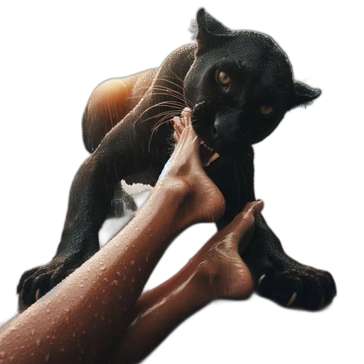 animal, creature, staff, photorealistic transparent PNG cut-out