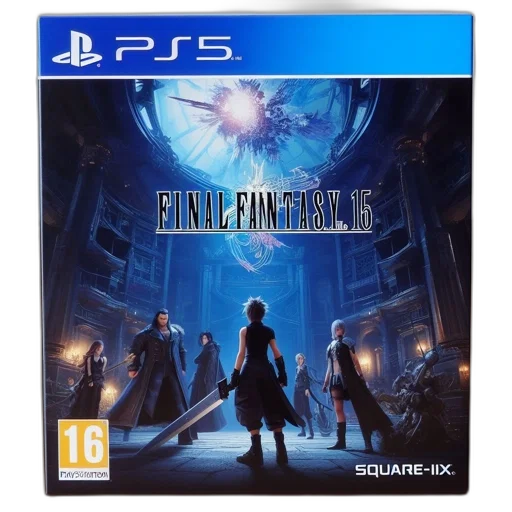 ps5, version, final, fantasy transparent PNG cut-out