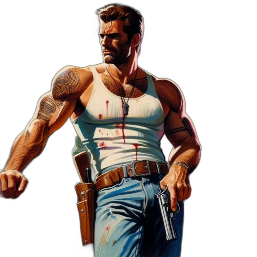 comic book art, concept art, photorealistic, fantasy art transparent PNG cut-out