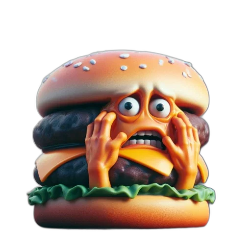 food, creature, face, animal transparent PNG cut-out