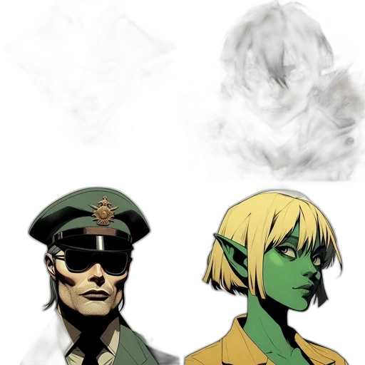 hat, mask, concept art, comic book art transparent PNG cut-out